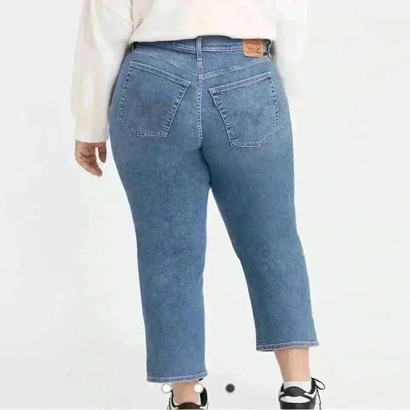 Levis 501's Wedgie Straight Denim Jeans Women's Plus Size 24W NWT - Picture 2 of 6